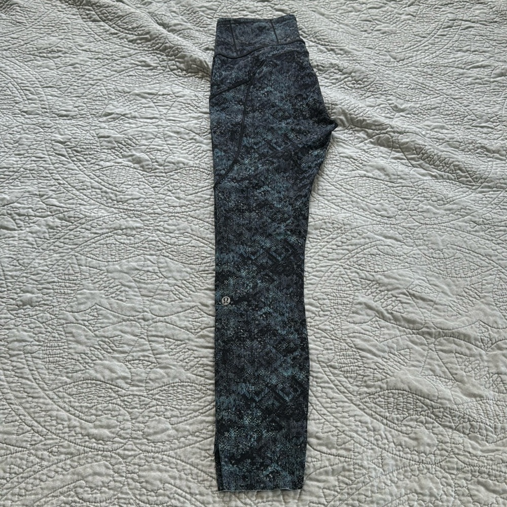 lululemon Fast and Free 7/8 tight. Nulux. Small/6